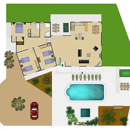 In Sleeps 6 Includes Swimming Pool Air Con And Wifi 0 ヴィラ